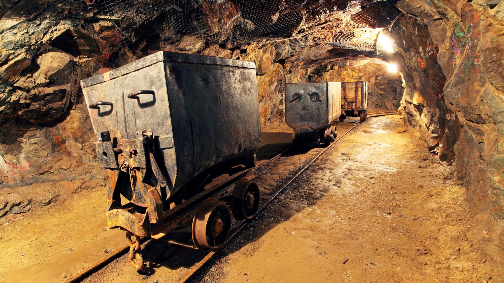 a mining cart